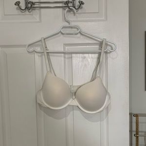 White Demi Coverage Aerie Push-up Bra